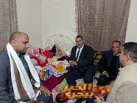 وكيل تموين دمياط مجدي عامر يزور شريف أبو الحمايل للاطمئنان على نجله مالك بعد خروجه من المستشفى