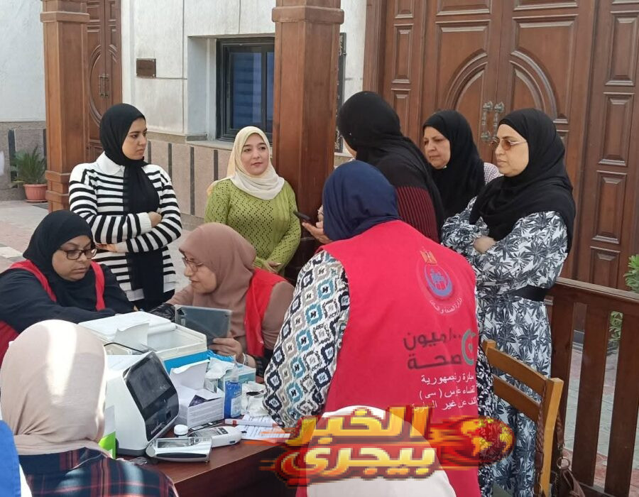 قافلة طبية متكاملة بمياه دمياط لدعم صحة العاملين